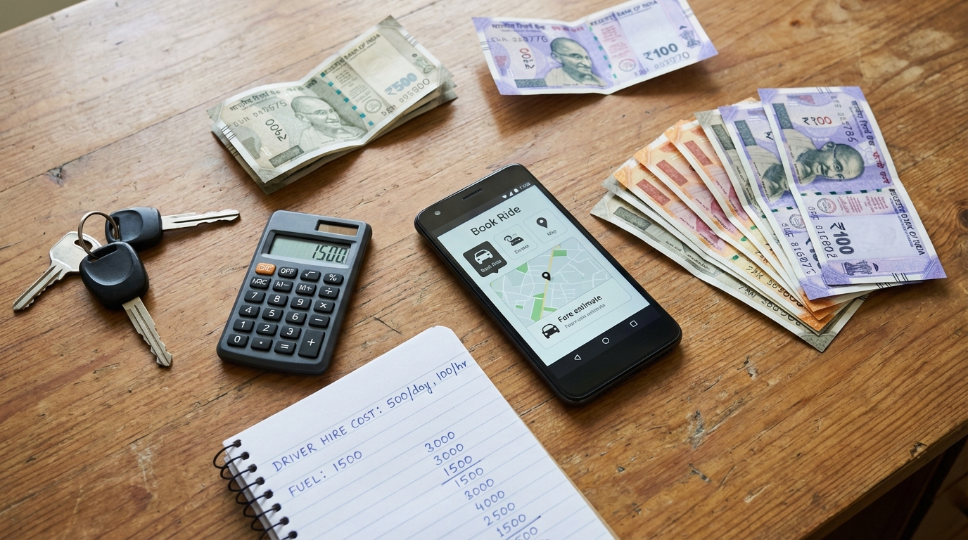 Cost of hiring a driver in Delhi NCR